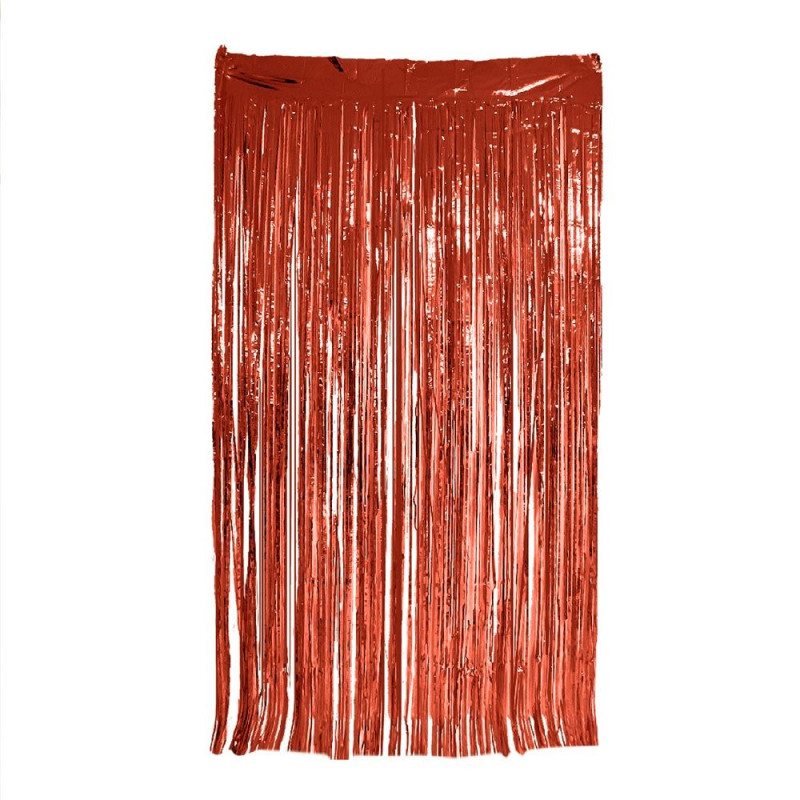 RIDEAU FRANGES PARTY ROUGE