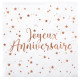 10 SERV. JOYEUX ANNIV ROSE GOLD