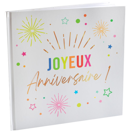 LIVRE D OR ANNIVERSAIRE FESTICOLOR