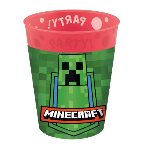 4 GOBELETS REUTILISABLE MINECRAFT