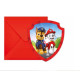 6 CARTES D INVITATION PAT PATROUILLE