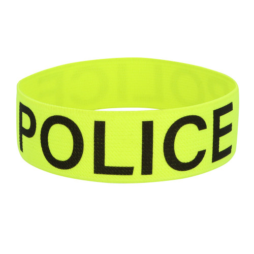 BRACELET POLICE JAUNE