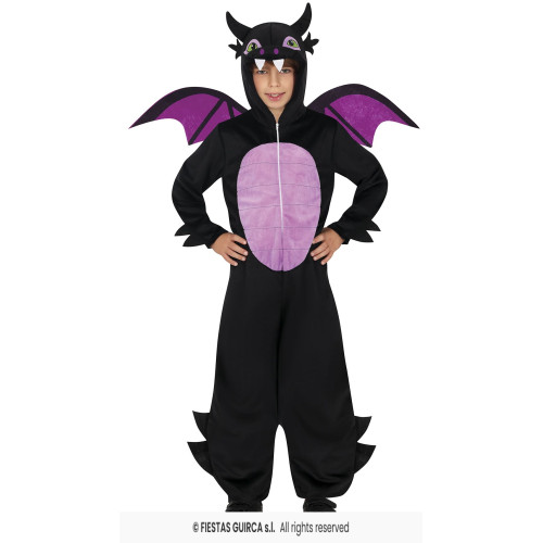 COSTUME BLACK DRAGON 5/6ANS