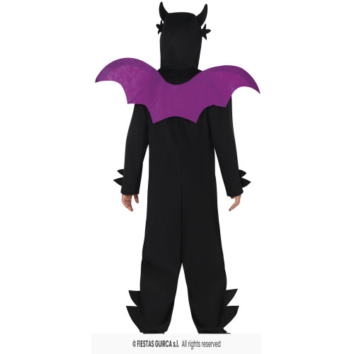 COSTUME BLACK DRAGON 5/6ANS