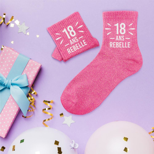CHAUSSETTES PAILLETTES 18 ANS