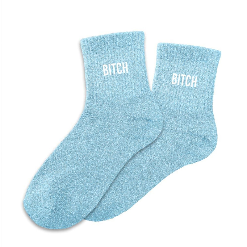 CHAUSSETTES PAILLETTES BITCH