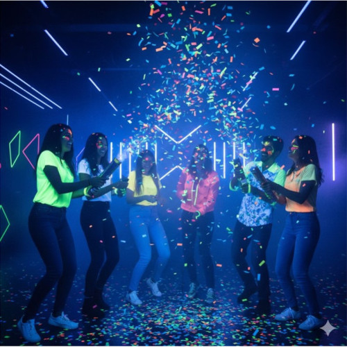 CANON A CONFETTIS 80CM FLUO