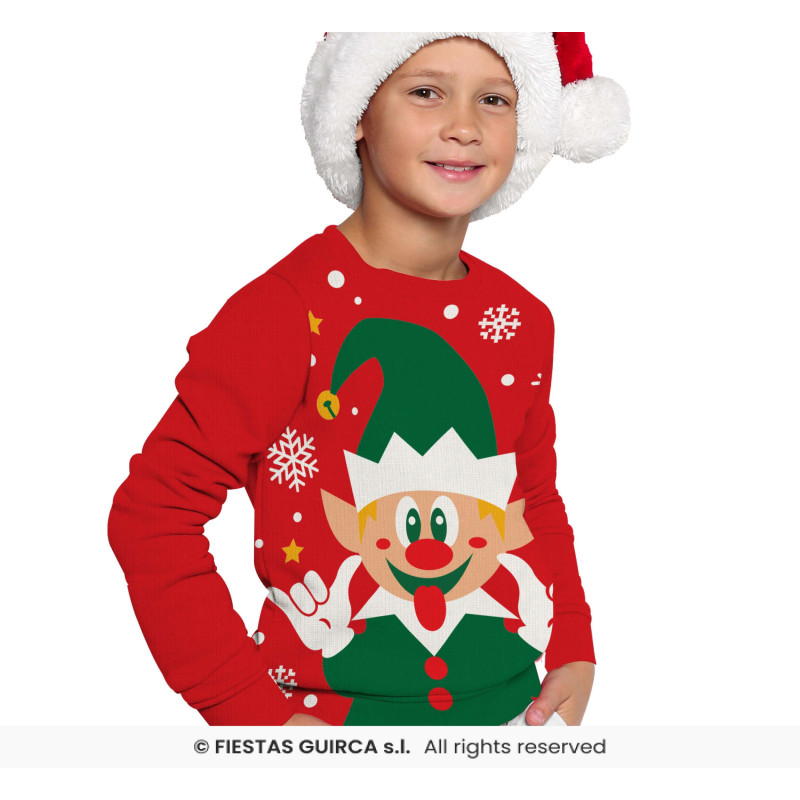 PULL NOËL ELFE 5-6 ANS