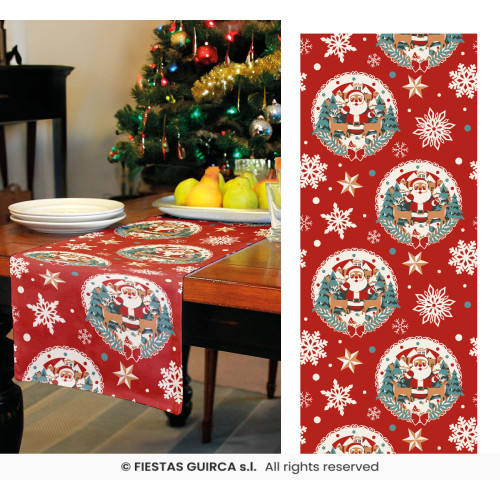 CH.TABLE PERE NOËL 28CMX3 M