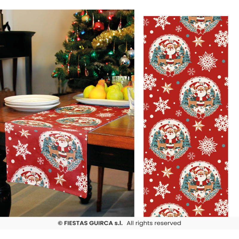 CH.TABLE PERE NOËL 28CMX3 M