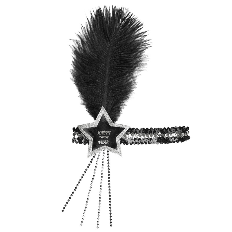 TOUR DE TÊTE SEQUINS HAPPY NEW YEAR