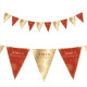 GUIRLANDE FANIONS PARTY ROUGE