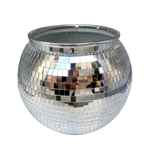 SEAU CHAMPAGNE DISCO ARGENT