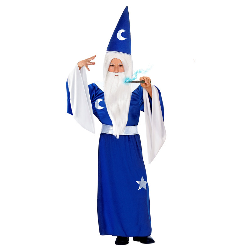 COSTUME MAGICIEN 128CM