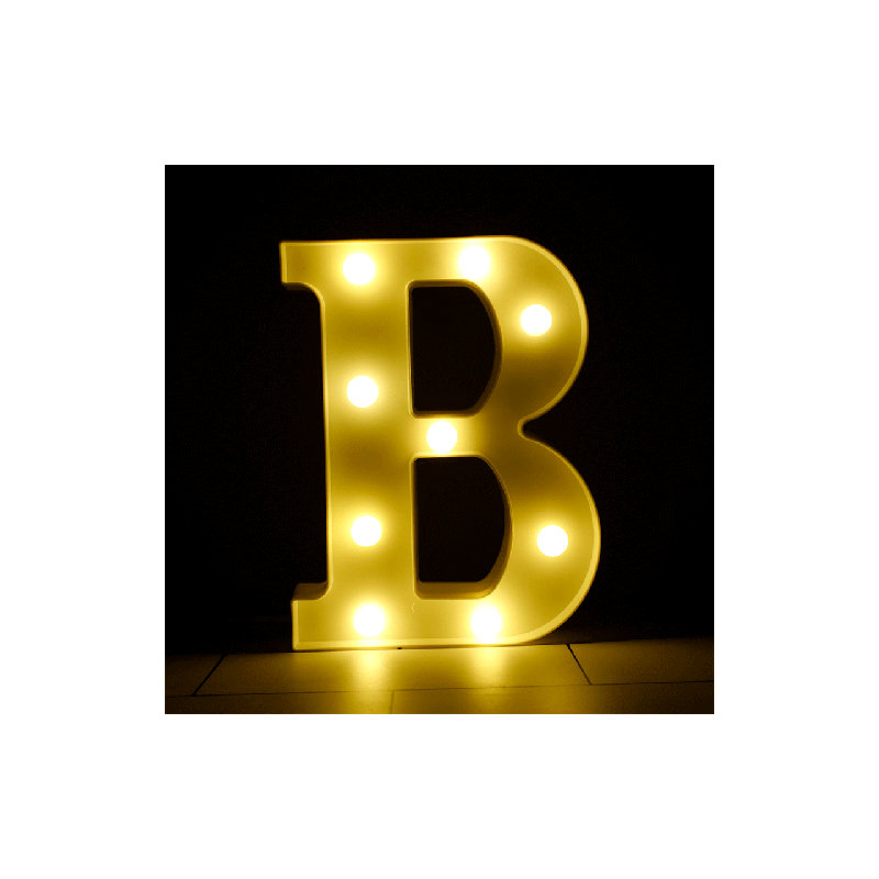 LETTRE LUMINEUSE B