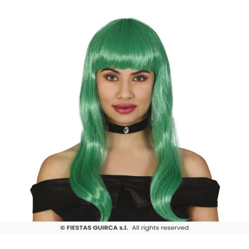 PERRUQUE LONGUE VERTE