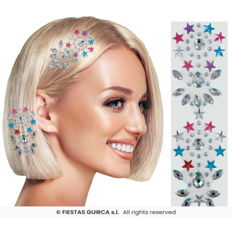 BIJOUX CHEVEUX MULTI 11X21 CM