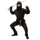COSTUME NINJA NOIR 5-7ANS