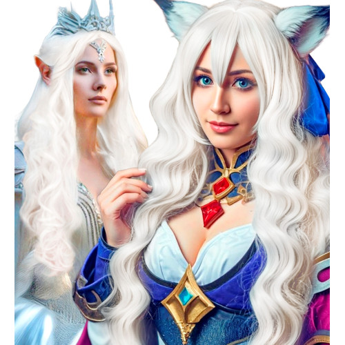 &quot;PERRUQUE DREAM HAIR CHEVEUX BLANC&quot;