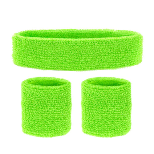 SET BANDEAU VERT NEON