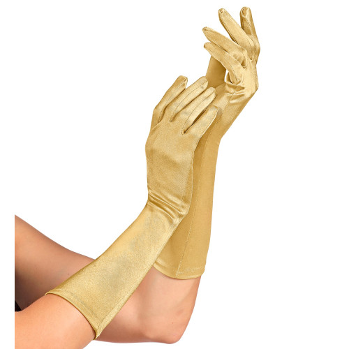 GANTS SATIN ÉLASTHANNE DORE"