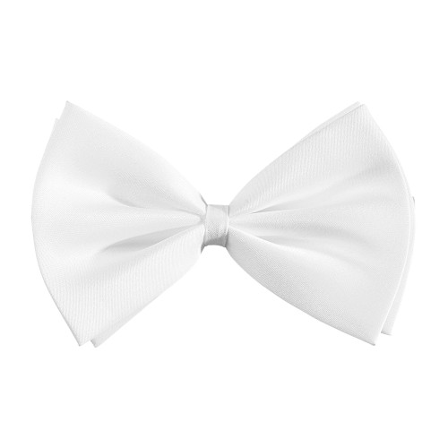 NOEUD PAPILLON BLANC SATIN