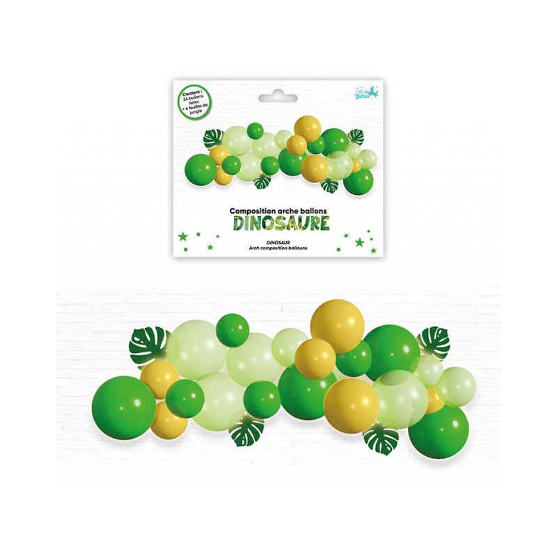 ARCHE DE BALLONS DINOSAURE