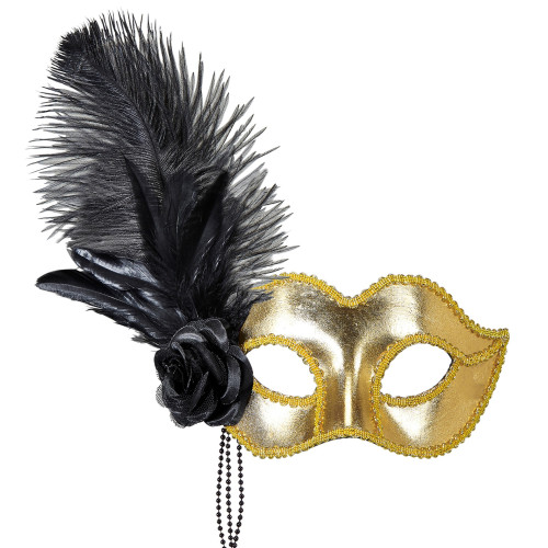 LOUP VENISE OR AVEC ROSE