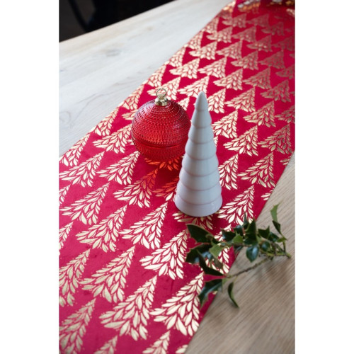 BOULE DE NOEL VERRE ROUGE