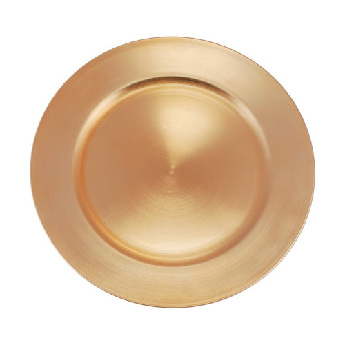 SOUS ASSIETTES PP OR