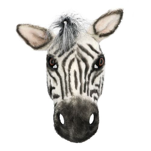 MASQUE PELUCHE ZÈBRE