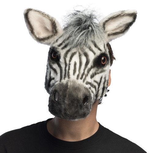 MASQUE PELUCHE ZÈBRE