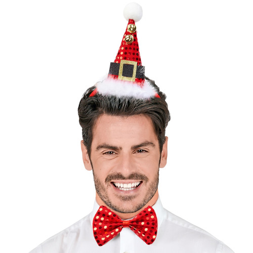 MINI CHAPEAU PAILLETTE PERE NOEL