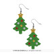 BOUCLES D'OREILLES ARBRE DE NOEL