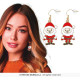 BOUCLES D'OREILLES PERE NOEL