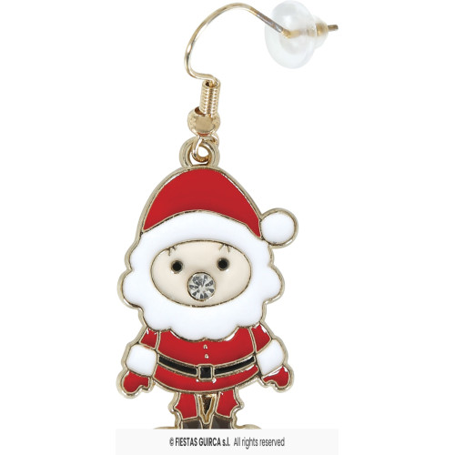 BOUCLES D'OREILLES PERE NOEL