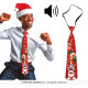 CRAVATE NOËL MUSICALE