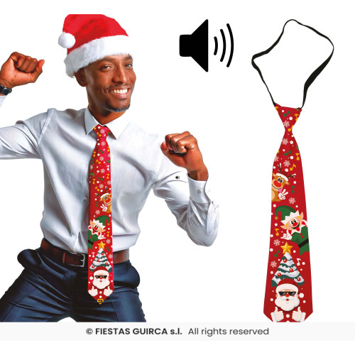 CRAVATE NOËL MUSICALE