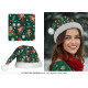 CHAPEAU IMPRIMÉ NOËL