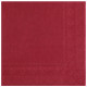 25 SERVIETTES 33X33 2 PLIS BORDEAUX