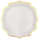 10 SOUS ASSIETTES CHIC OR
