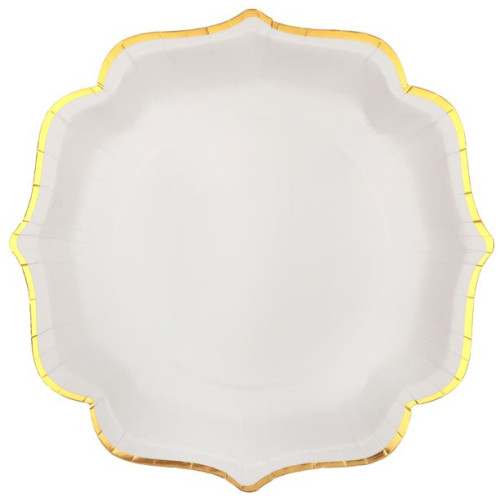 10 SOUS ASSIETTES CHIC OR