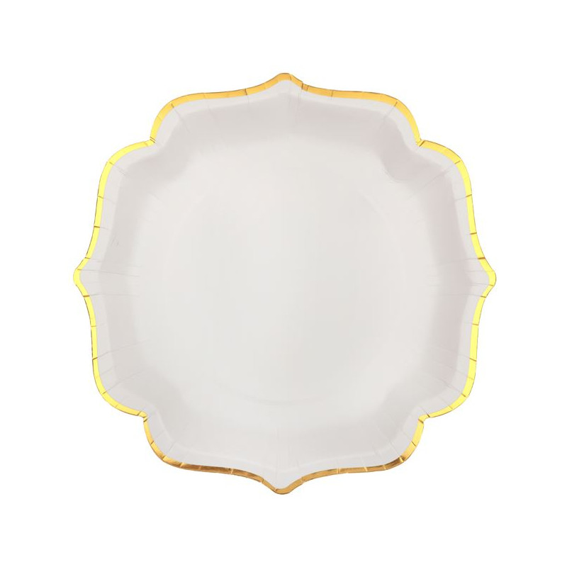 10 SOUS ASSIETTES CHIC OR