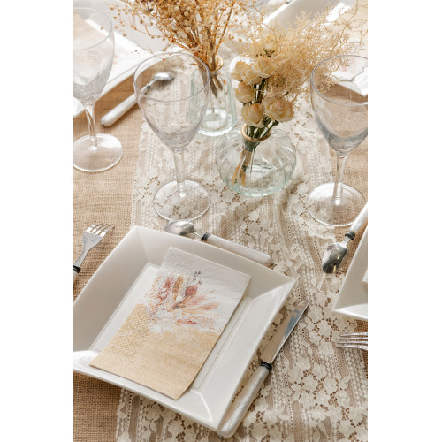 6 ASSIETTES PLATES BLANCHES