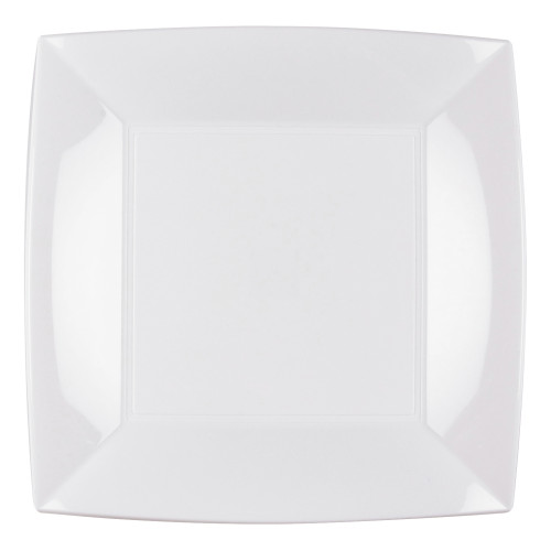 6 ASSIETTES PLATES BLANCHES