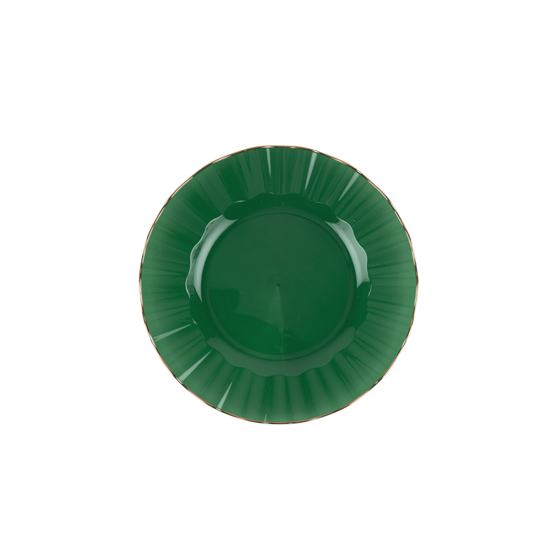 6 ASSIETTES PM PLAST.VERT