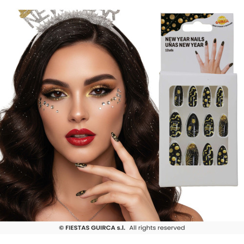 12 ONGLES HAPPY NEW YEAR