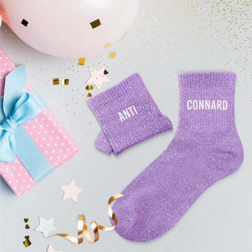 CHAUSSETTES PAILLETTES ANTI CONNARD