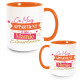 MUG ORANGE MAMIE EXTRAORDINAIRE
