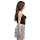 MINIJUPE SPARKLE ARGENT (M/L)